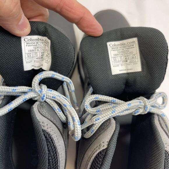 Columbia Hiking Boots Women's 9.5 Newton Ridge Plus Waterproof Gray BL3783-052 - Picture 7 of 8